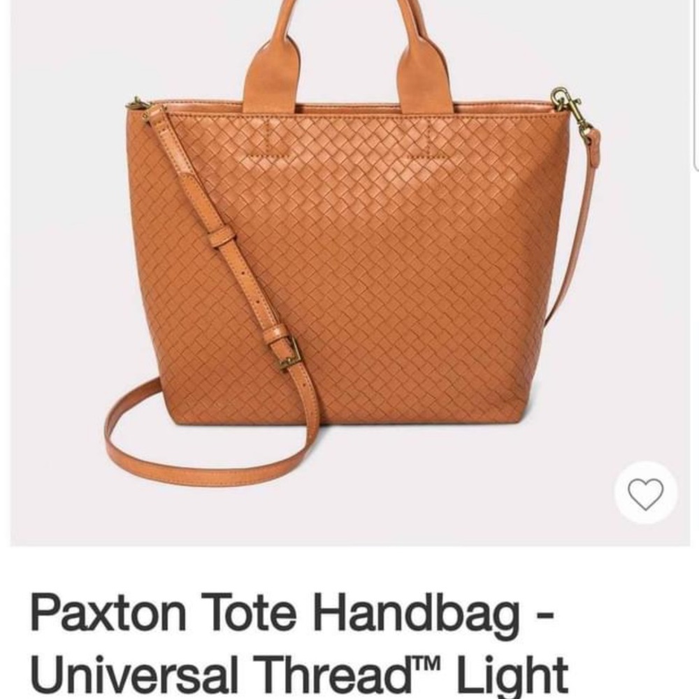 Paxton Universal Thread Tan Tote Bag Woven Design